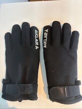 Auclair Skater Nordic Gloves - Men's black medium leather /nylon